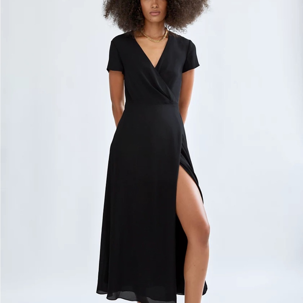Aritzia Babaton slit wrap dress BNWOT